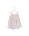 A Pink Sleeveless Dresses from Petit Bateau in size 6-12M for girl. (Back View)