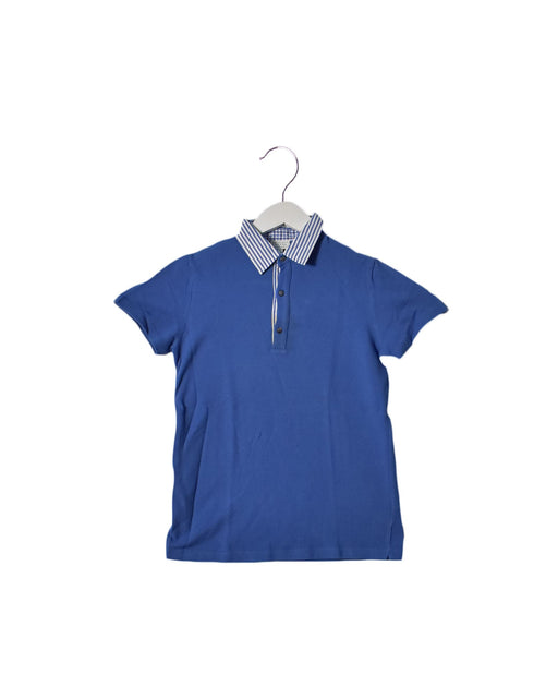 A Blue Short Sleeve Polos from Nicoletta Fanna in size 12Y for boy. (Front View)