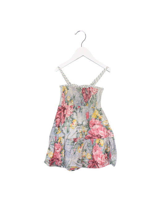 A Blue Sleeveless Dresses from Ralph Lauren in size 2T for girl. (Front View)