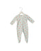 A Blue Long Sleeve Jumpsuits from Petit Bateau in size 6-12M for neutral. (Front View)