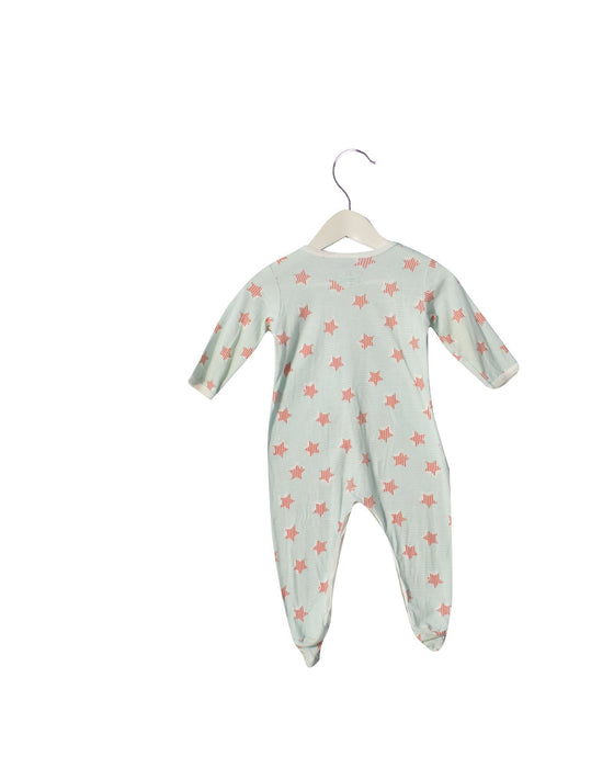 A Blue Long Sleeve Jumpsuits from Petit Bateau in size 6-12M for neutral. (Back View)