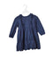 A Navy Long Sleeve Dresses from Bébé by Minihaha in size 12-18M for girl. (Front View)