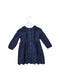 A Navy Long Sleeve Dresses from Bébé by Minihaha in size 12-18M for girl. (Back View)