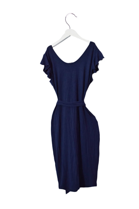 A Navy Short Sleeve Dresses from Kimi + Kai in size XS for maternity. (Back View)
