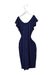 A Navy Short Sleeve Dresses from Kimi + Kai in size XS for maternity. (Back View)