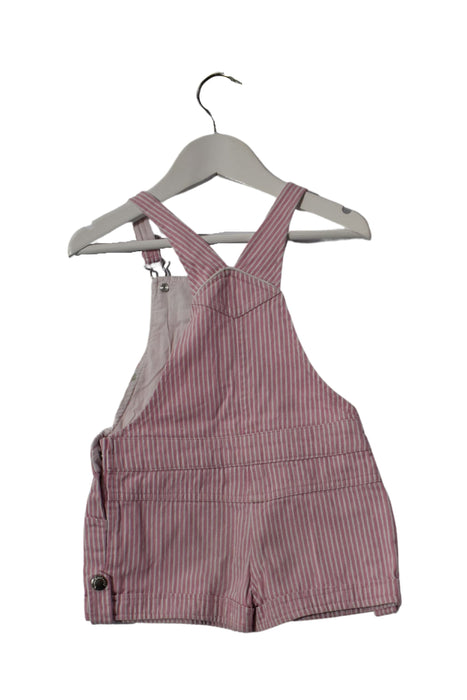 A Pink Overall Shorts from Troizenfants in size 18-24M for girl. (Back View)