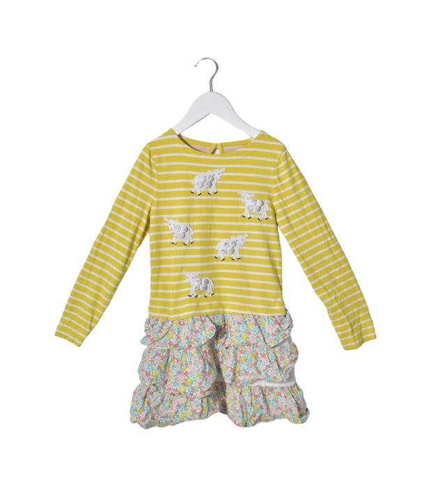 A White Long Sleeve Dresses from Boden in size 7Y for girl. (Front View)