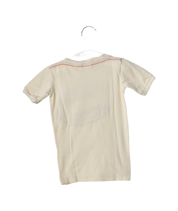 A Orange Short Sleeve T Shirts from Petit Bateau in size 4T for boy. (Back View)