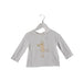 A White Long Sleeve Tops from Chloe in size 2T for girl. (Front View)