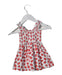 A White Sleeveless Dresses from Nucleo in size 3T for girl. (Back View)