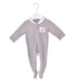 A Blue Long Sleeve Jumpsuits from Petit Bateau in size 6-12M for neutral. (Front View)