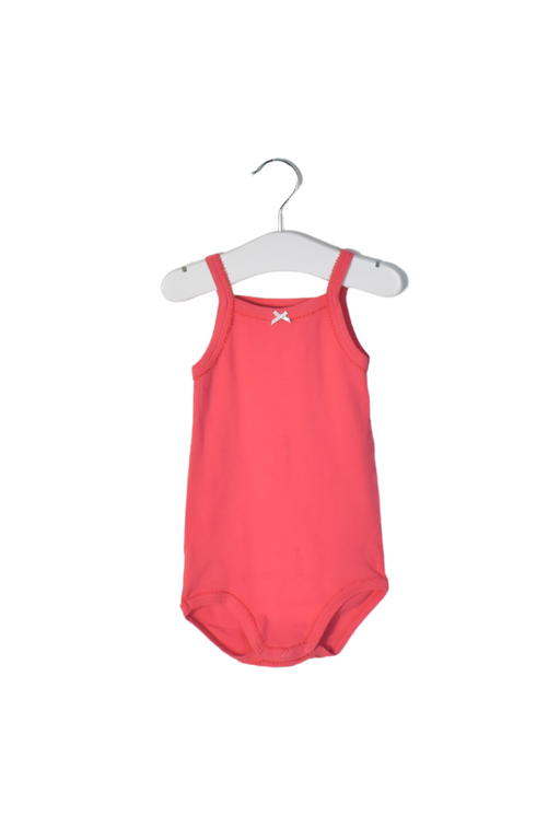 A Pink Bodysuits from Petit Bateau in size 18-24M for girl. (Front View)