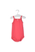 A Pink Bodysuits from Petit Bateau in size 18-24M for girl. (Front View)