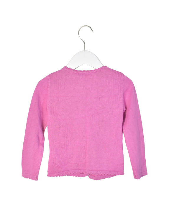 A Purple Cardigans from Jojo Maman Bébé in size 3T for girl. (Back View)