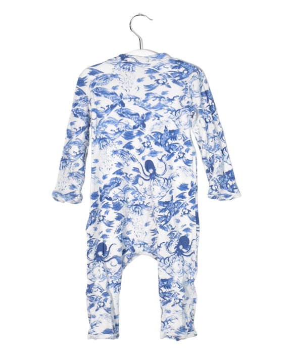 A White Jumpsuits from Hunter + Boo in size 6-12M for boy. (Back View)