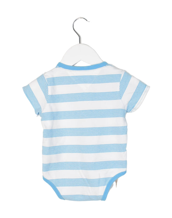 A Blue Short Sleeve Bodysuits from Tommy Hilfiger in size 6-12M for boy. (Back View)