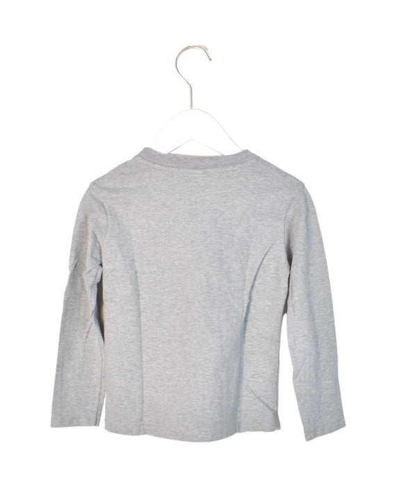 A Grey Long Sleeve Tops from Petit Bateau in size 6T for neutral. (Back View)