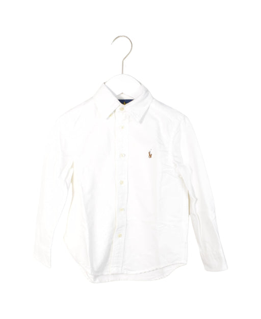 A White Shirts from Ralph Lauren in size 4T for boy. (Front View)