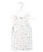 A White Sleeveless Tops from Petit Bateau in size 6T for neutral. (Front View)