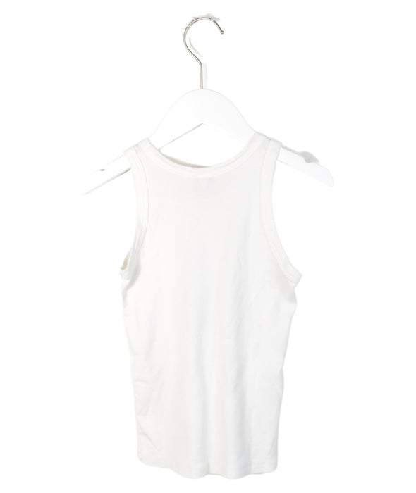 A White Sleeveless Tops from Petit Bateau in size 6T for neutral. (Back View)