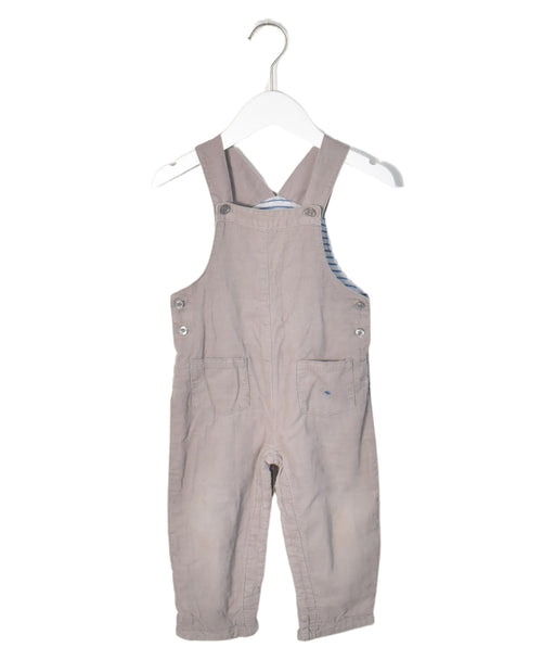 A Grey Long Overalls from Cadet Rousselle in size 12-18M for boy. (Front View)
