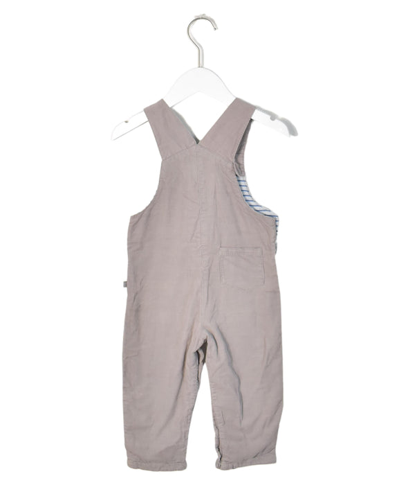 A Grey Long Overalls from Cadet Rousselle in size 12-18M for boy. (Back View)