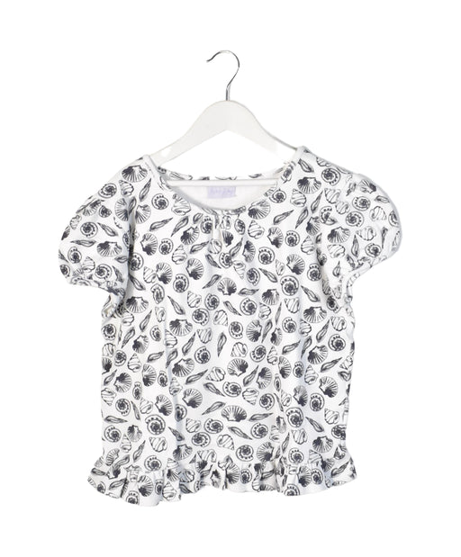 A White Short Sleeve Tops from Rachel Riley in size 14 for girl. (Front View)