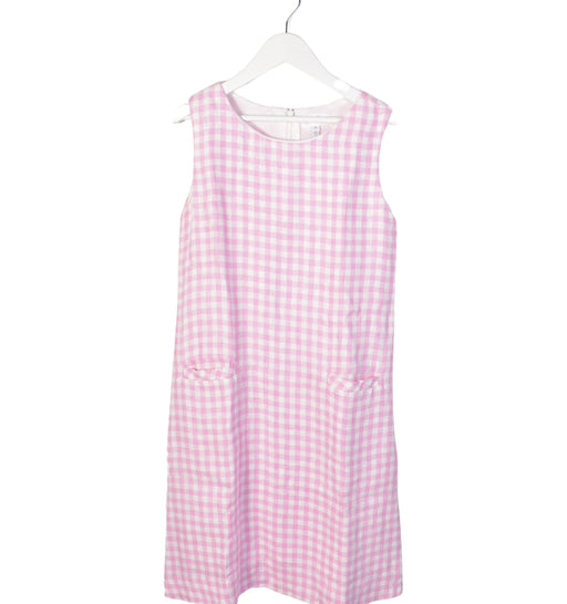 A Pink Sleeveless Dresses from Rachel Riley in size 8Y for girl. (Front View)