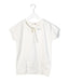 A White Short Sleeve Tops from Bonpoint in size 12Y for girl. (Front View)