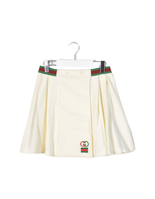 A Ivory Mid Skirts from Gucci in size 10Y for girl. (Front View)