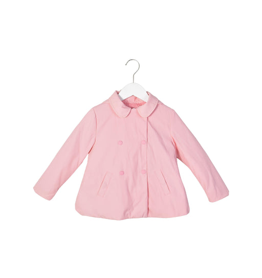 A Pink Lightweight Jackets from Jacadi in size 4T for girl. (Front View)