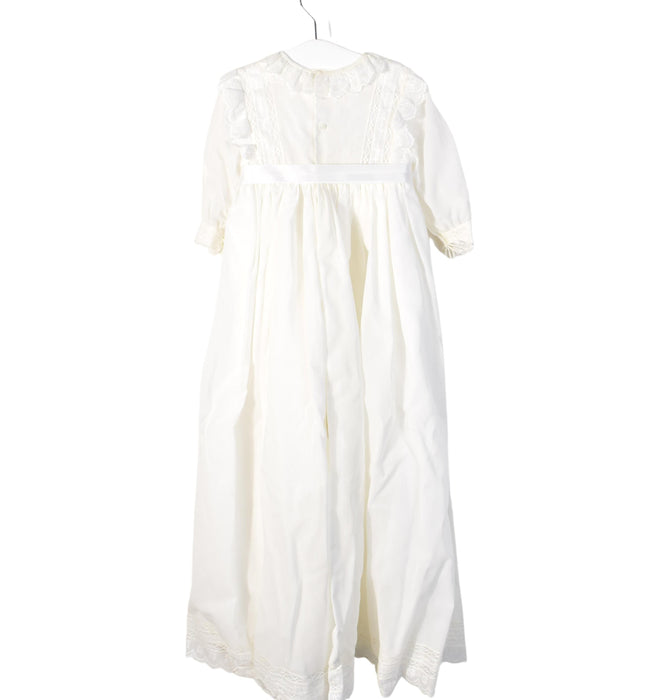 A White Dress Sets from La Chatelaine in size Newborn for girl. (Back View)