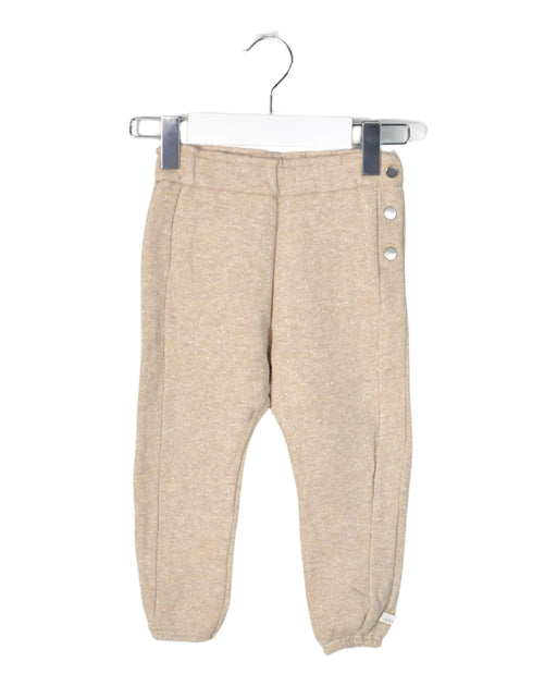 A Brown Sweatpants from IKKS in size 12-18M for girl. (Front View)