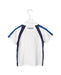 A Navy Short Sleeve Polos from Lacoste in size 6T for boy. (Back View)