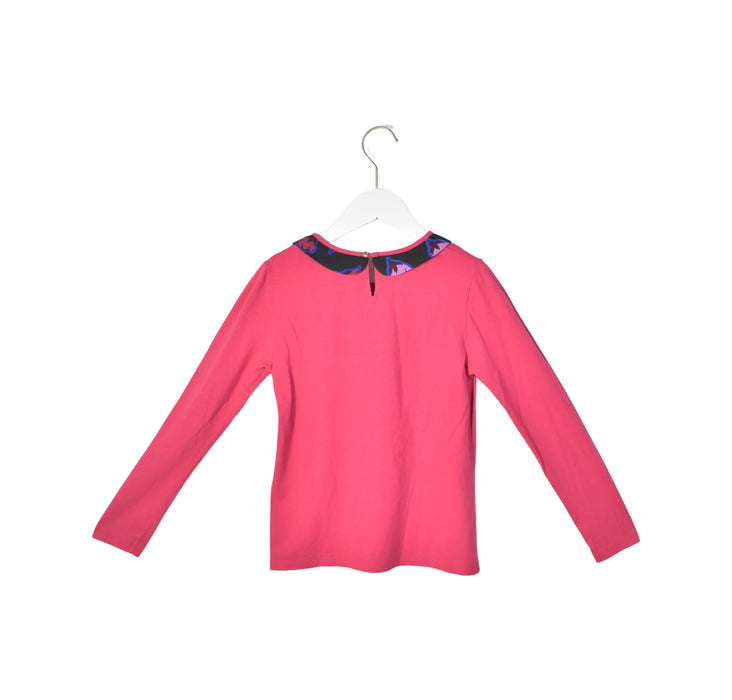 A Pink Long Sleeve Tops from Little Marc Jacobs in size 10Y for girl. (Back View)