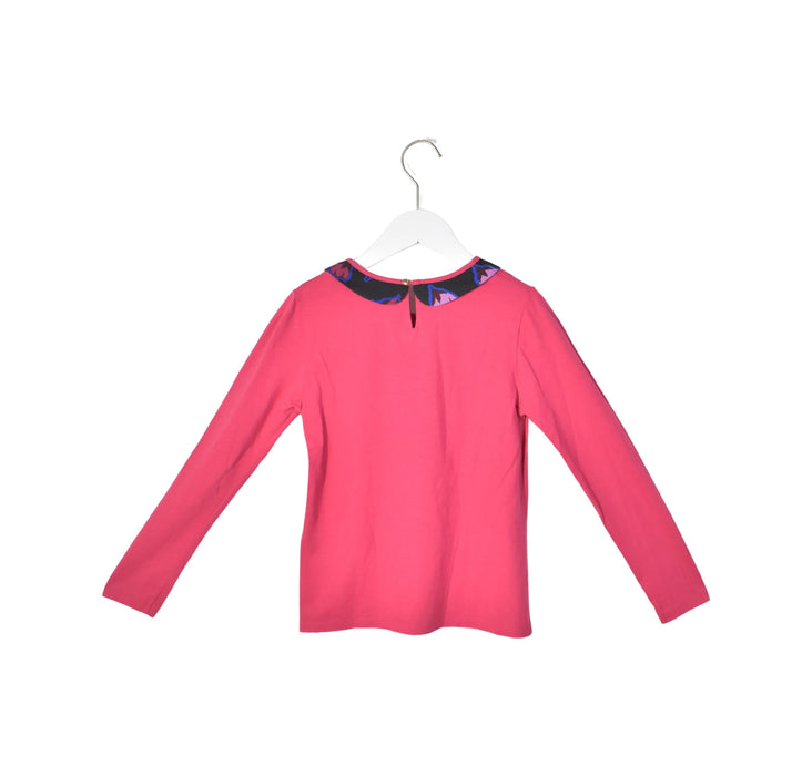 A Pink Long Sleeve Tops from Little Marc Jacobs in size 12Y for girl. (Back View)
