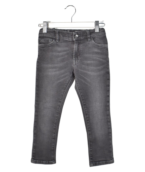 A Grey Jeans from DSquared2 in size 4T for neutral. (Front View)
