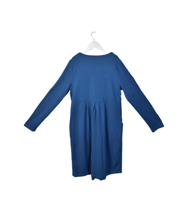 A Blue Long Sleeve Dresses from Spring in size M for maternity. (Back View)
