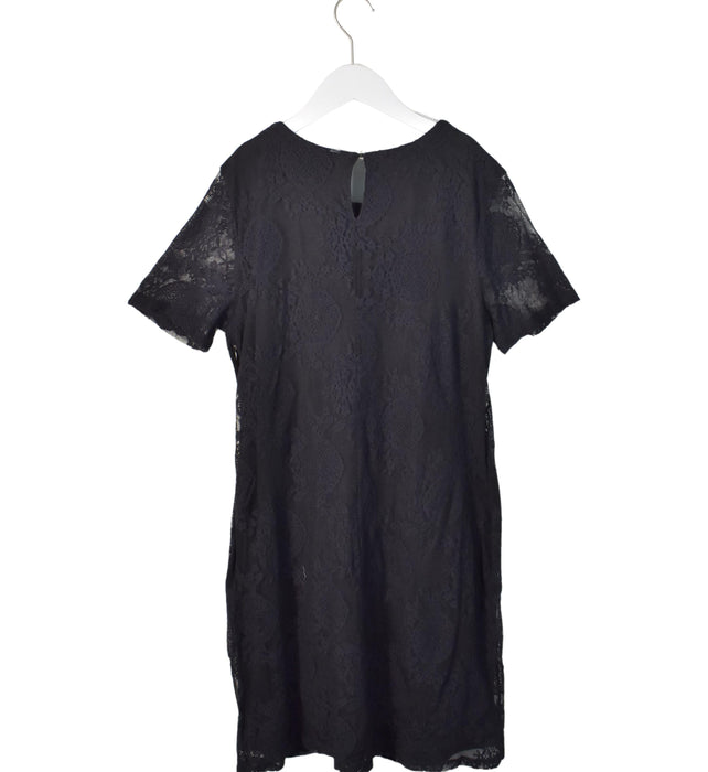 A Black Short Sleeve Dresses from Spring in size L for maternity. (Back View)