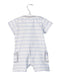 A Blue Short Sleeve Rompers from Chateau de Sable in size 3-6M for boy. (Back View)