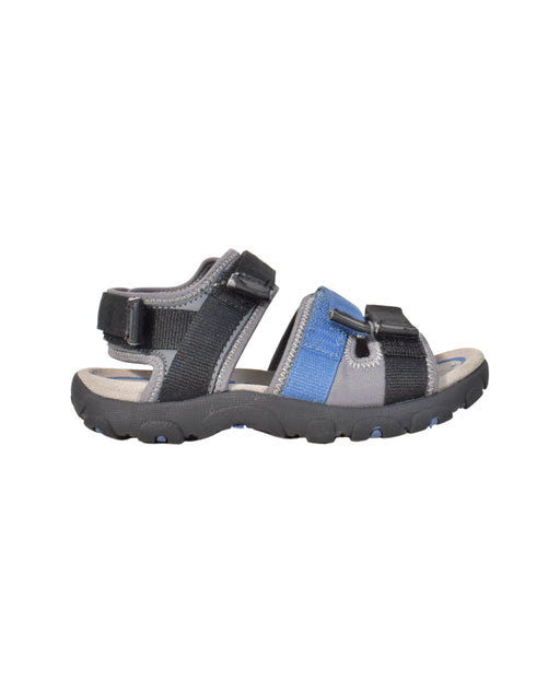 A Blue Sandals from Geox in size 6T for boy. (Front View)