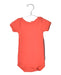 A Red Short Sleeve Bodysuits from Petit Bateau in size 3-6M for neutral. (Front View)