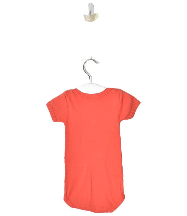 A Red Short Sleeve Bodysuits from Petit Bateau in size 3-6M for neutral. (Back View)