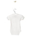 A White Short Sleeve Bodysuits from Petit Bateau in size 3-6M for neutral. (Back View)