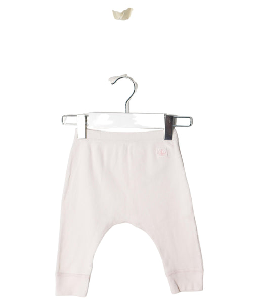 A Pink Leggings from Petit Bateau in size 3-6M for girl. (Front View)