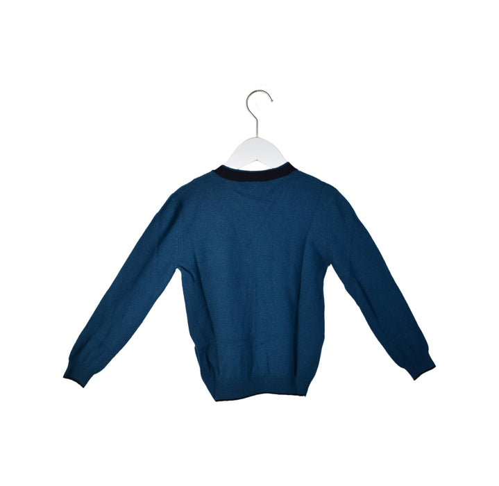 A Green Crewneck Sweatshirts from Fendi in size 6T for boy. (Back View)