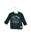 A Green Long Sleeve Tops from Petit Patapon in size 6-12M for boy. (Front View)