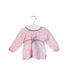 A Pink Long Sleeve Tops from Petit Patapon in size 6-12M for girl. (Front View)