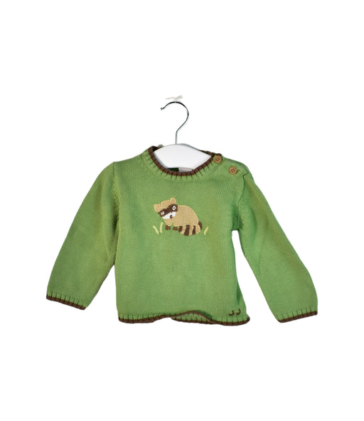 A Green Knit Sweaters from Janie & Jack in size 12-18M for neutral. (Front View)