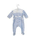 A Blue Long Sleeve Jumpsuits from Petit Bateau in size 0-3M for boy. (Back View)